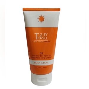Tan Towel Body Glow Self-Tanning Cream Orange